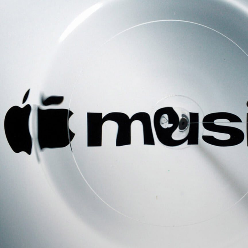 Apple Music unveils logo physically shaped by sound through oil