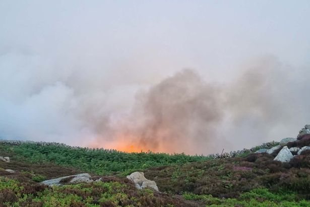 Major incident declared as wildfire forces evacuations on Conwy Mountain