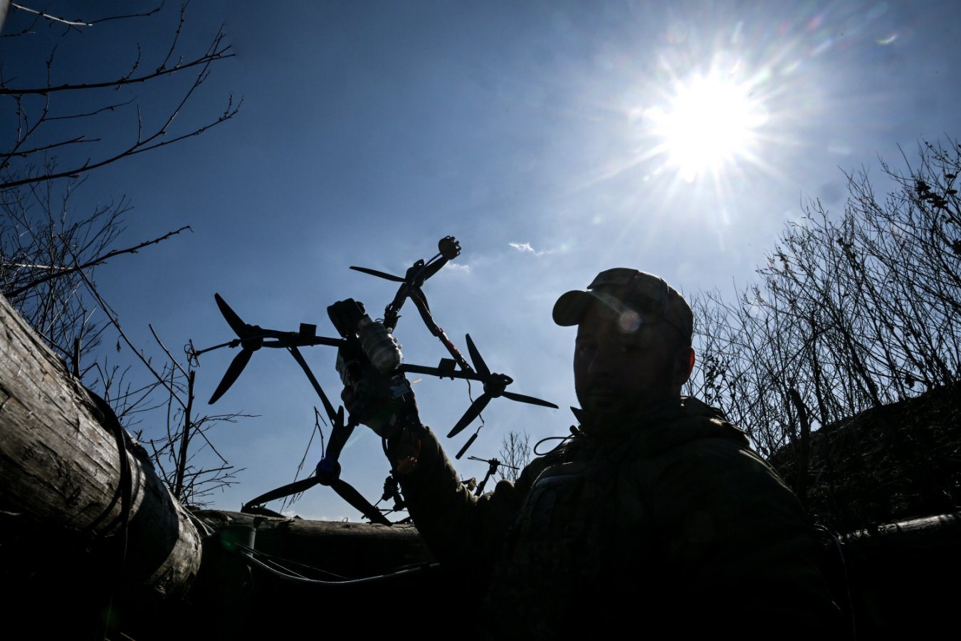 Ukrainian drone ace says air war has pushed danger 30km behind front line