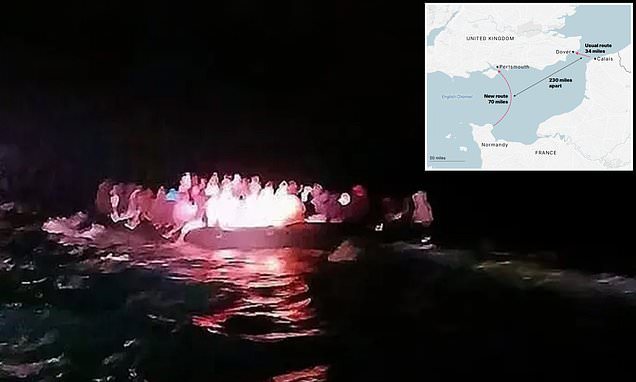French officials warn more migrant boats will take long-distance route to Britain's South Coast