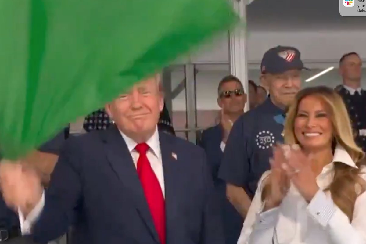 Trump and family attend historic IndyCar race in Washington DC