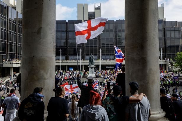 Man, 76, charged over concealed identity at Portsmouth anti-immigration protest