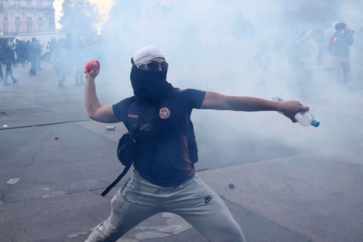 Tens of thousands protest across France over rising prices as arrests exceed 150