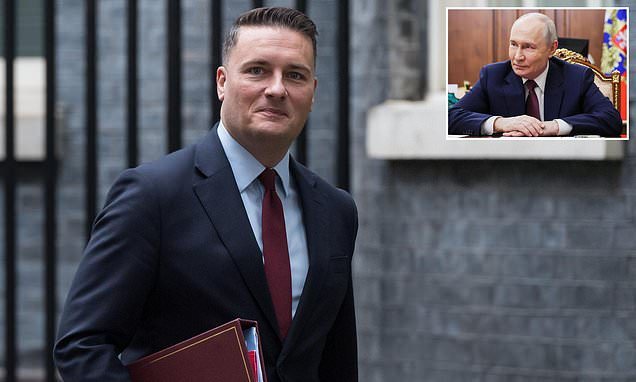 Streeting warns Britain must be ready for war within 1,000 days