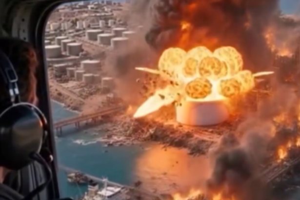 Trump shares AI video of Iran's Kharg Island 'being blown to smithereens'