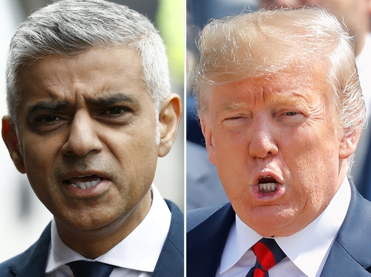 Sadiq Khan hits back at Trump after US President claims police fear parts of London