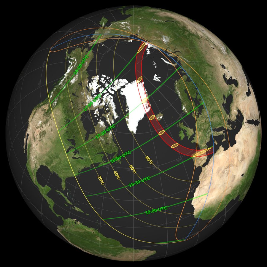 August 12 eclipse puts Spain and Iceland at the center of a global sky event