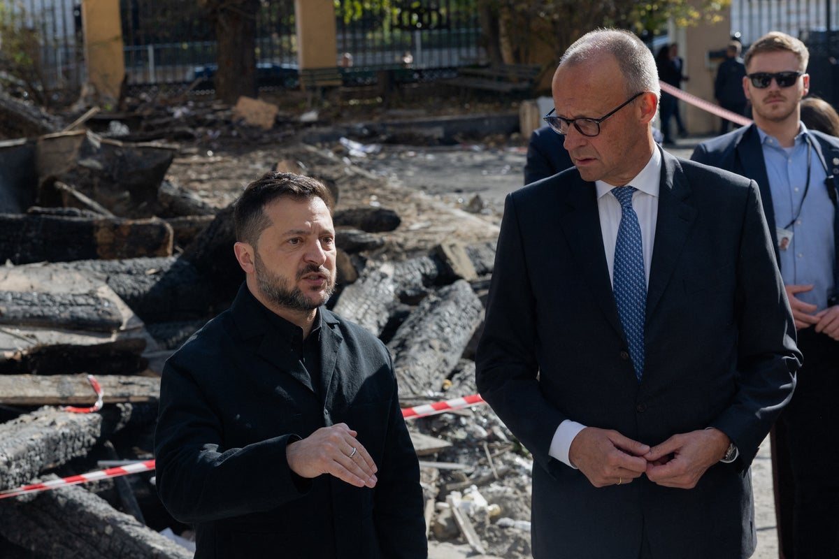 Merz Makes Unannounced Kyiv Visit as Russian Strikes Hit Capital