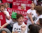 Sarandon and Einbinder arrested as NYPD clears anti-Netanyahu protest outside UN