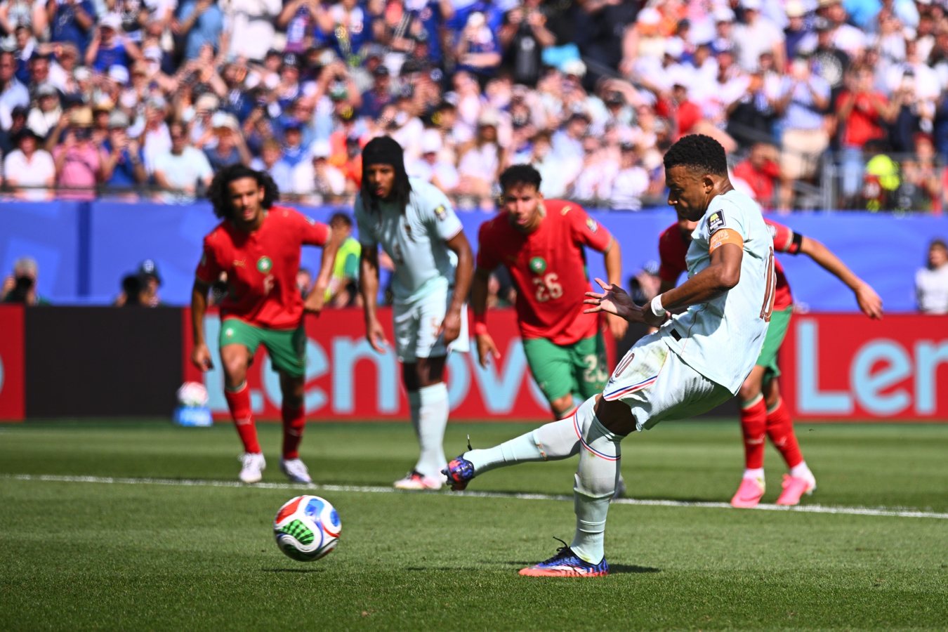 Bono saves penalty as Morocco holds France scoreless in World Cup quarterfinal first half