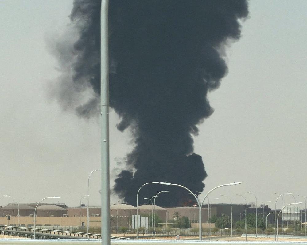 Smoke Rises Near Riyadh Airport After Saudi Air-Raid Alerts