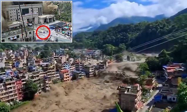 At least 95 dead and hundreds missing after flash floods on Nepal-Tibet border